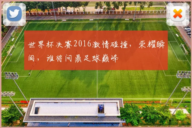 世界杯决赛2016激情碰撞，荣耀瞬间，谁将问鼎足球巅峰